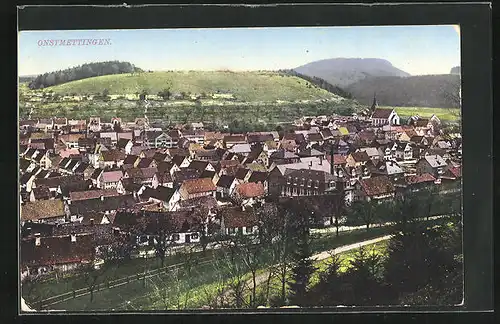 AK Onstmettingen, Teilansicht der Stadt