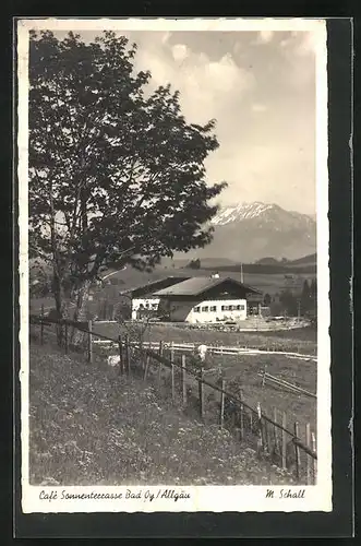 AK Bad Oy /Allgäu, Café Sonnenterrasse