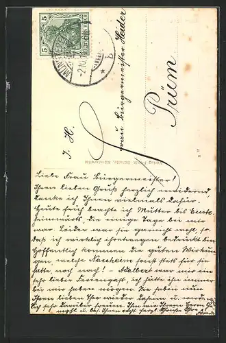 AK Münstereifel, Partie an der Erft