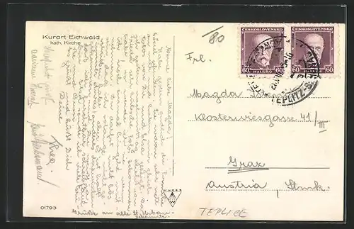 AK Eichwald, Katholische Kirche