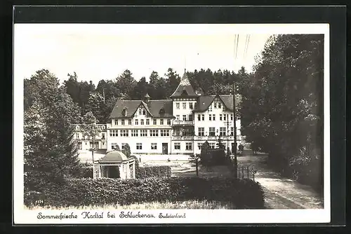 AK Schluckenau / Sluknov, Sommerfrische Hotel Karltal
