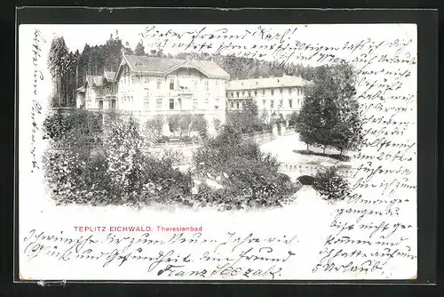 AK Eichwald /Teplitz, Das Theresienbad