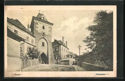 AK Saaz, Weg zum Priestertor