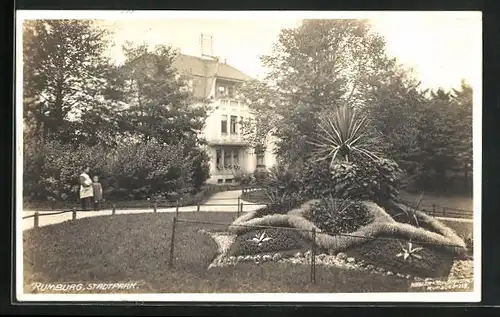 AK Rumburg / Rumburk, Stadtpark