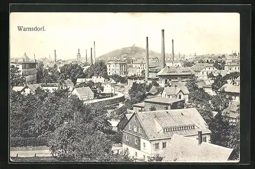 AK Warnsdorf / Varnsdorf, Panorama