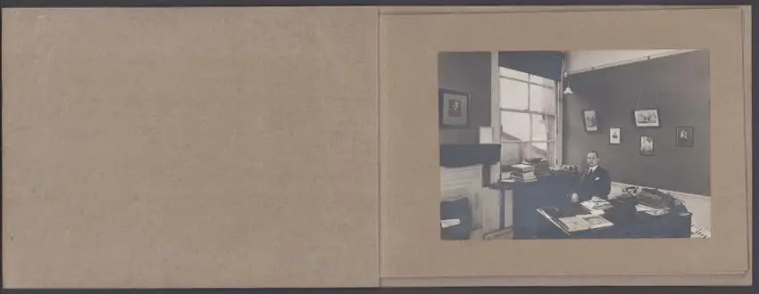 Fotoalbum 14 Fotografien Fa. Bass - Walker & Co., Woollen Merchants, Ansicht London, Poland Street 55-56, Lager, Büro 6