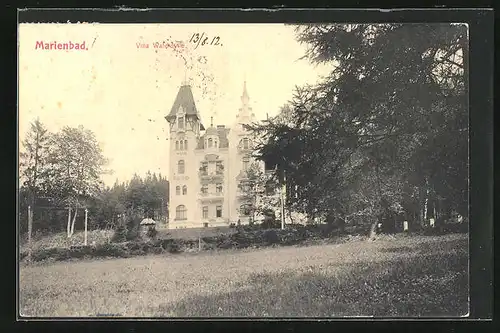 AK Marienbad, Hotel Villa Waldidylle