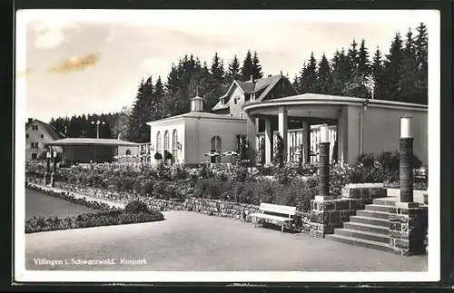 AK Villingen i. Schwarzwald, Kurpark