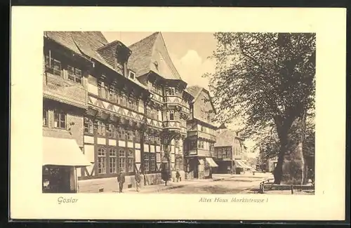AK Goslar, Altes Haus Marktstrasse 1