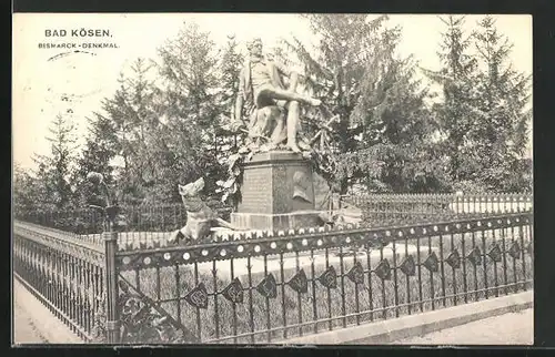 AK Bad Kösen, Bismarck-Denkmal