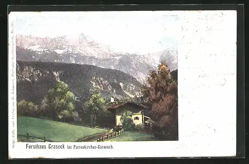 AK Garmisch-Partenkirchen, Forsthaus Graseck