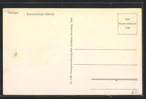 AK Scheibe /Thüringen, Teilansicht