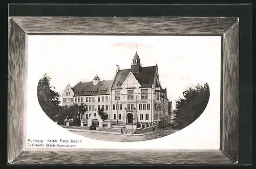 AK Rumburg / Rumburk, Kaiser Franz Josef I. Jubiläums Staats-Gymnasium