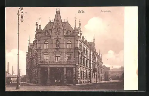 AK Brüx / Most, Gebäude in der Bruderlade