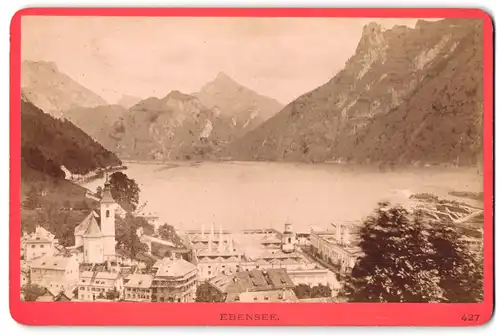 Fotografie Würthle & Spinnhirn, Salzburg, Schwarzstr. 7, Ansicht Ebensee, Orstpartie mit Blick auf den See