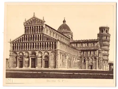 Fotografie unbekannter Fotograf, Ansicht Pisa, Blick auf Dromo di Pisa