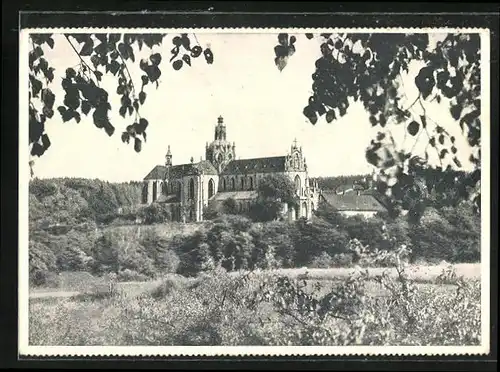 AK Kladrau, Blick zur Schlosskirche