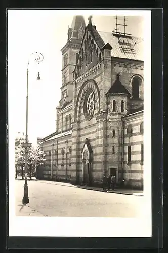 AK Kraslice, Ansicht der Kirche