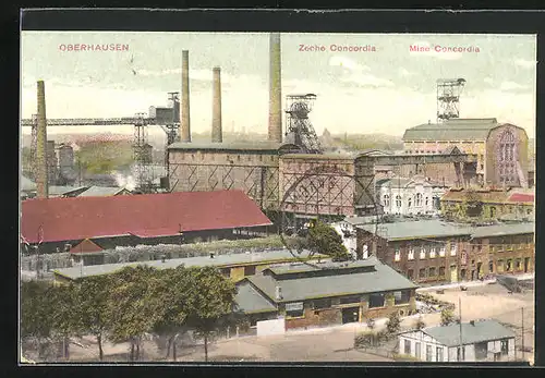 AK Oberhausen, Zeche Concordia, Mine Concordia