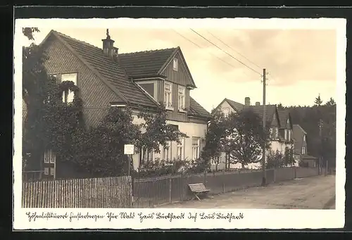 AK Finsterbergen, Hotel Haus Burkhardt