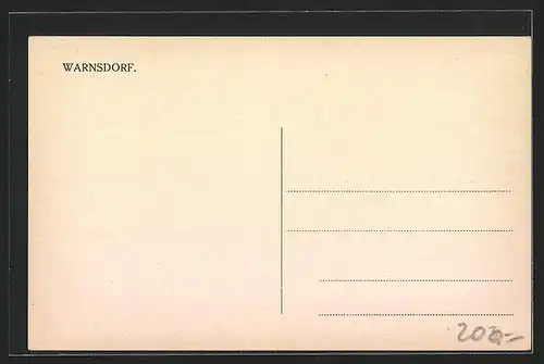 AK Warnsdorf / Varnsdorf, Ortspartie