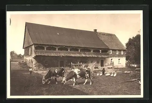 AK Nieder-Ebersdorf, Gehöft