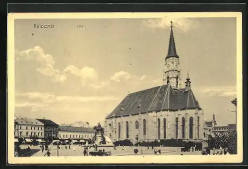 AK Kolozsvár, Kirche am Hauptplatz