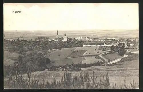AK Horn, Ortsansicht mit Umgebung
