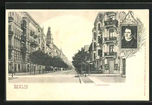 AK Berlin-Schöneberg, Lutherstrasse Ecke Augsburger Strasse