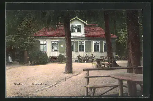 AK Ohrdruf, Gasthaus Scherershütte
