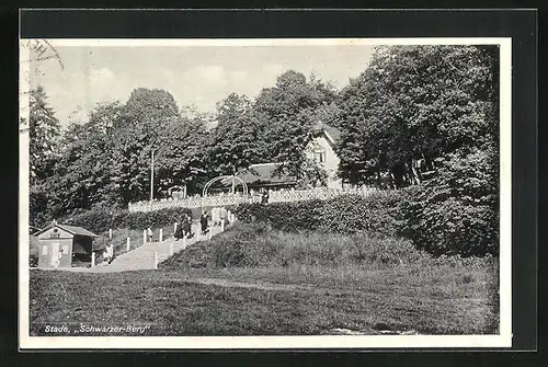 AK Stade, Schützen- und Gasthaus schwarzer Berg