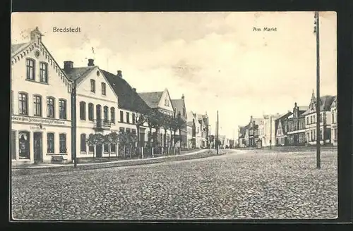 AK Bredstedt, Häuser am Markt