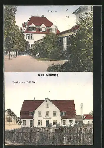 AK Bad Colberg, Kurhotel, Hotel-Pension und Cafe Wex