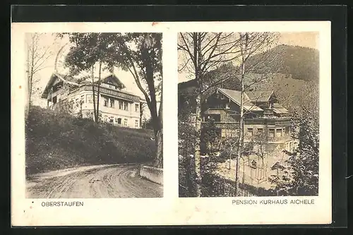 AK Oberstaufen, Hotel Pension Kurhaus Aichele