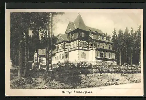 AK Friedrichroda, Gasthof Herzogliches Spiessberghaus