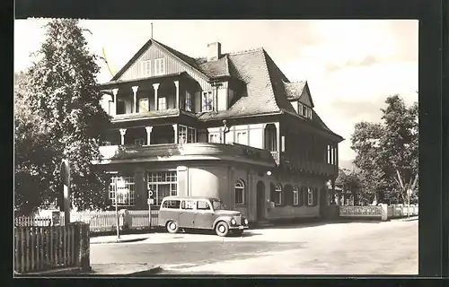 AK Sitzendorf /Thür., HO-Hotel Zur Linde