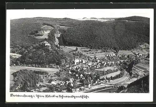 AK Leutenberg i. Th., Blick auf den Ort