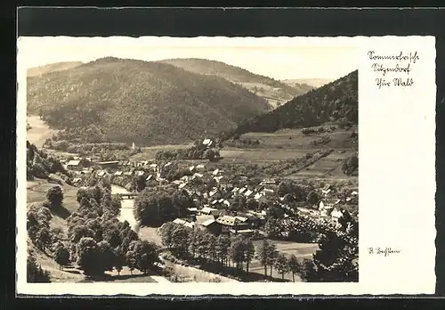 AK Sitzendorf /Thür. Wald, Teilansicht