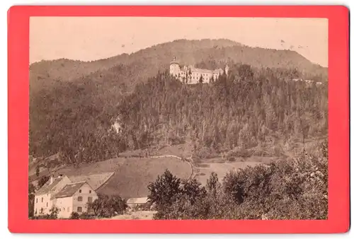 Fotografie Franz Frankhauser, Admont, Ansicht Admont, Blick auf das Schloss Röthelstein