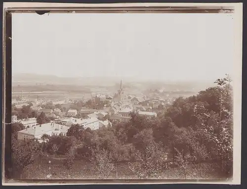 Fotografie unbekannter Fotograf, Ansicht Bad Freienwalde, Panorama der Ortschaft