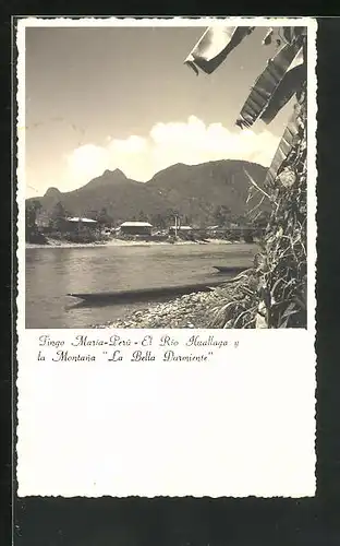 AK Tingo Maria, El Rio Huallaya y la Montana La Bella Durmiente