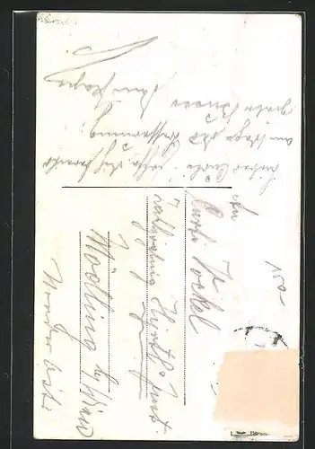 AK Eger, Bahn-Viadukt, Unterer Anger