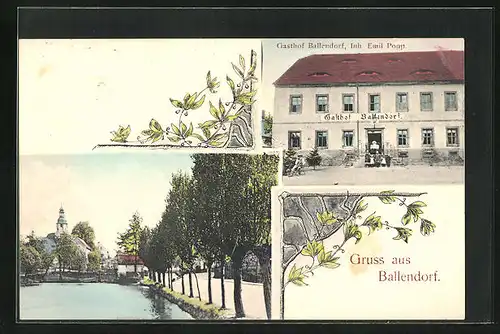 AK Ballendorf, Gasthof Ballendorf, Uferpartie
