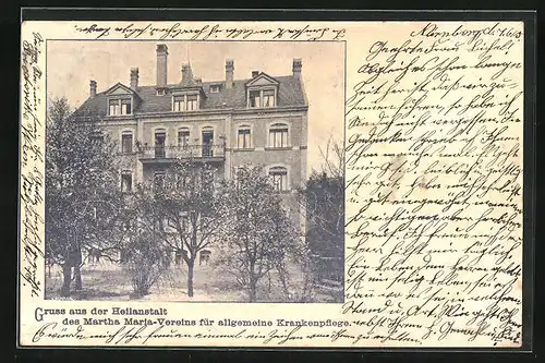 AK Nürnberg, Heilanstalt des Martha Maria-Vereins f. allg. Krankenpflege