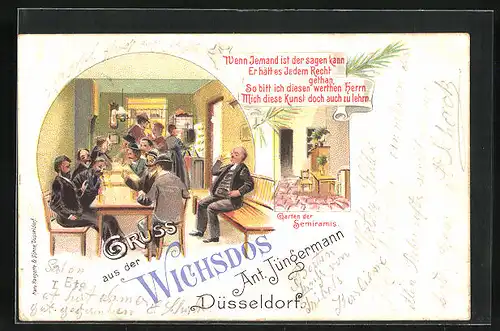 Lithographie Düsseldorf, Gasthaus Wichsdos