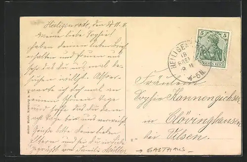 AK Liebenau i. H., Gasthaus Schweizerlust