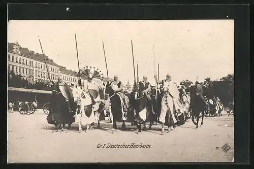 AK Wien, Kaiserhuldigung, Gr. I. Deutscher Heerbann