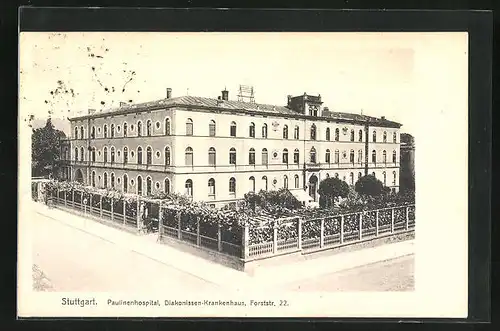 AK Stuttgart, Paulinenhospital, Diakonissen-Krankenhaus, Forststrasse 22