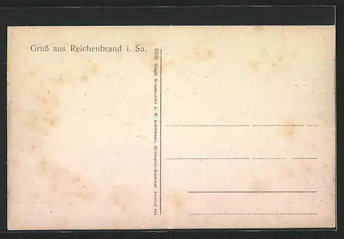 AK Reichenbrand /Chemnitz, Gasthof, Geschäft Rich. Malz