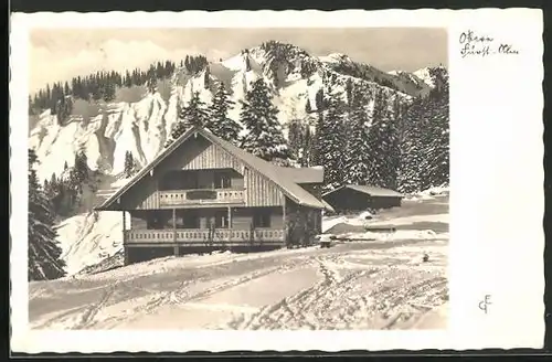 AK Schliersee, Gasthaus Obere Fürstalm